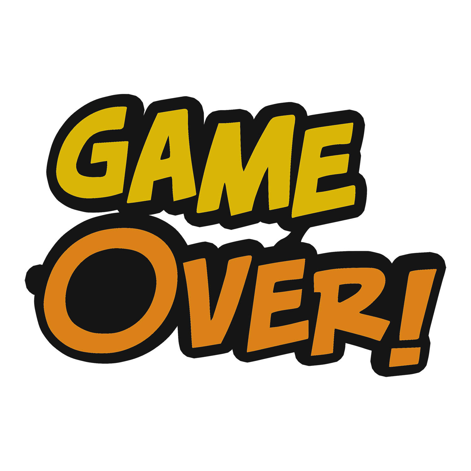 دیوارکوب طرح گیمینگ مدل game over مخصوص گیمر ها - خرید بی واسطه از کارخانه