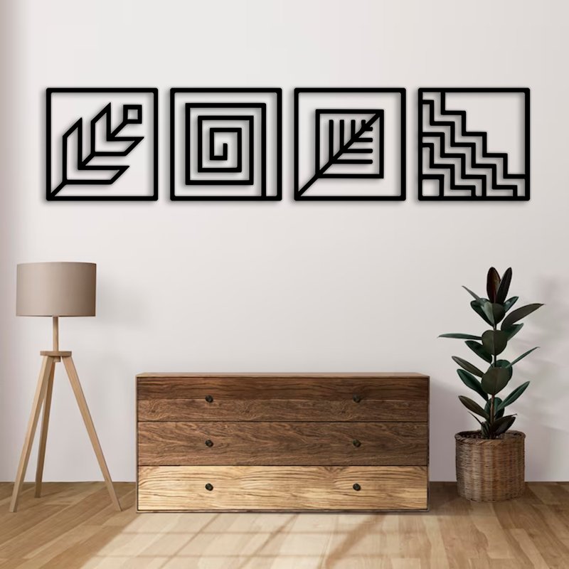 دیوارکوب چوبی طرح گل هندی - خرید بی واسطه از تولید کننده