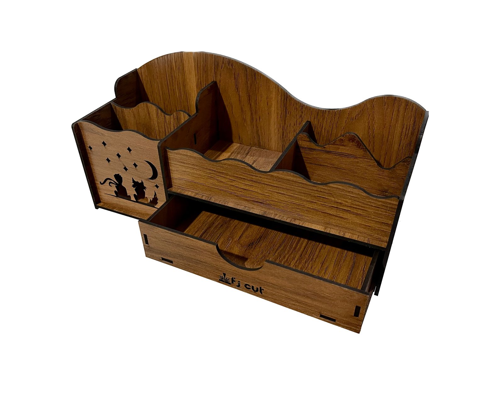 جامدادی رومیزی چوبی طرح شازده کوچولو مدل کشویی  - خرید بی واسطه از تولید کننده