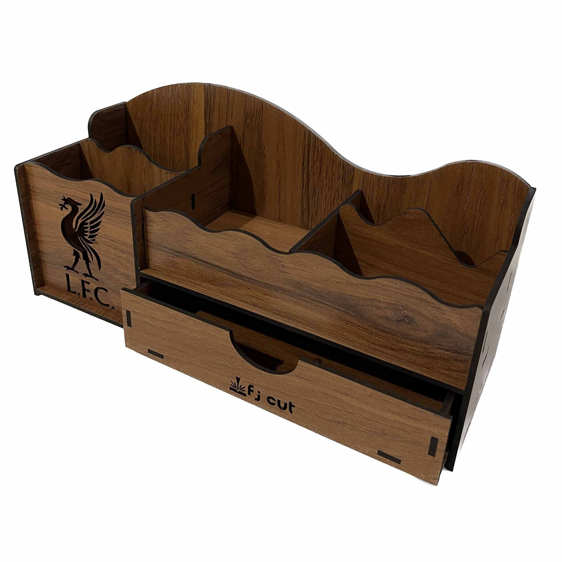 جامدادی چوبی رومیزی طرح لیورپول کد 14 - خرید بی واسطه از تولید کننده