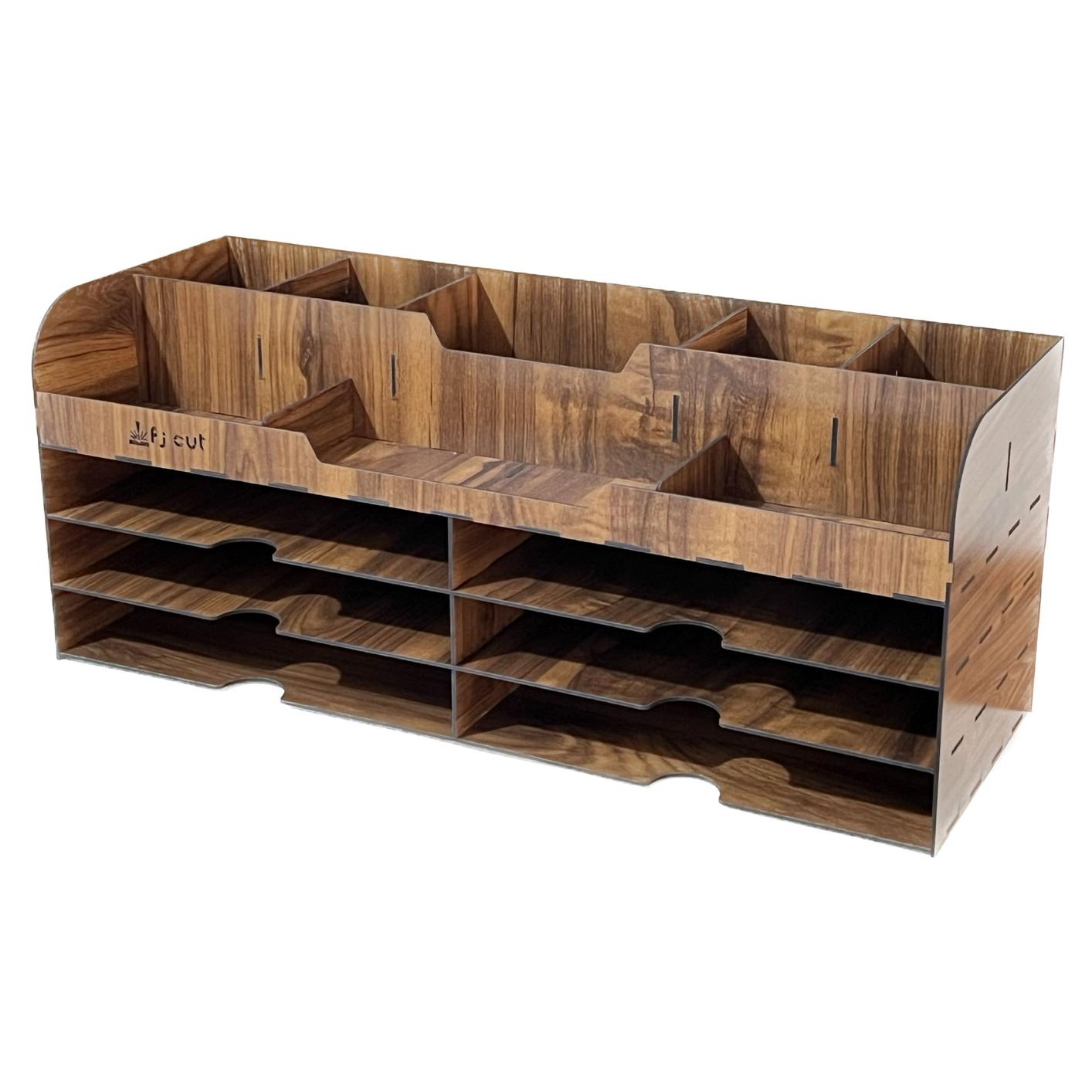 کازیه اداری چوبی مدل سه طبقه ی بزرگ بسیار جادار - خرید بی واسطه